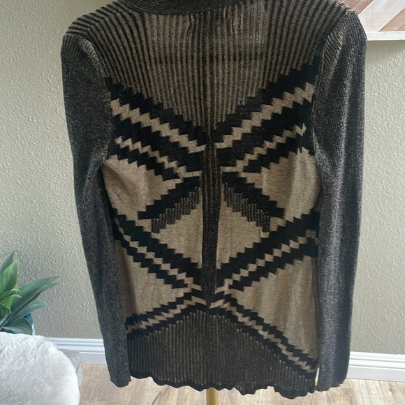 Calvin Klein black & tan Cardigan in size xs - Picture 5 of 6